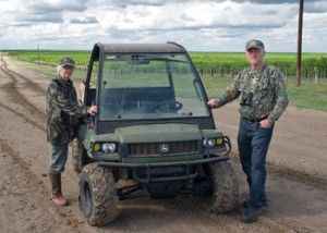 Professional Photographer Dennis Fast with wife Frieda Professional Wildlife Photographer Dennis Fast with wife Frieda
