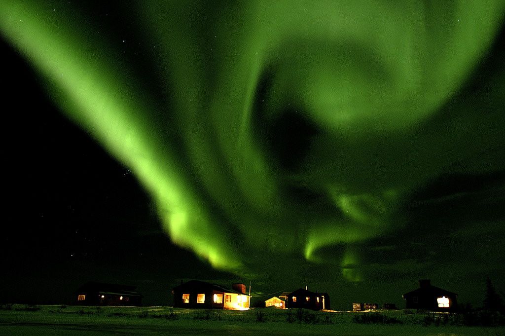 Aurora Borealis over Hudson Bay