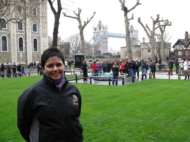 Doreen Booth Churchill Wild Doreen Booth Churchill Wild. All smiles in London, England.