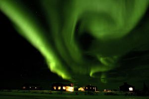 Northern Lights at Churchill Wild's Polar Bear Lodge Northern Lights at Churchill Wild's Polar Bear Lodge