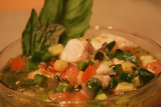 Seviche! A refreshing Latin American inspired appetizer. Seviche! A refreshing Latin American inspired appetizer.