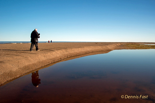 On the beach. Nanuk Polar Bear Lodge. On the beach. Nanuk Polar Bear Lodge.