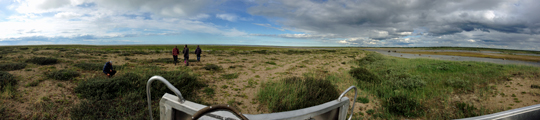 Panoramic landscape at Nanuk. Click for larger image. Panoramic landscape at Nanuk. Click for larger image.