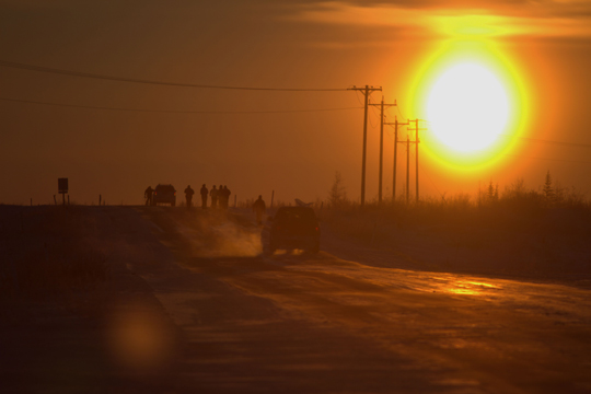 Polar Bear Marathon 2013 Sunset Polar Bear Marathon 2013 Sunset