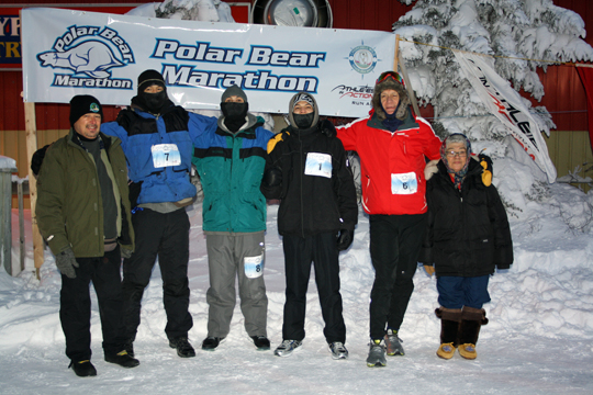 Tadoule Lake Polar Bear Marathon Runners Tadoule Lake Polar Bear Marathon Runners