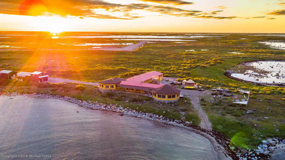 Seal River Heritage Lodge under the sun that powers it.
