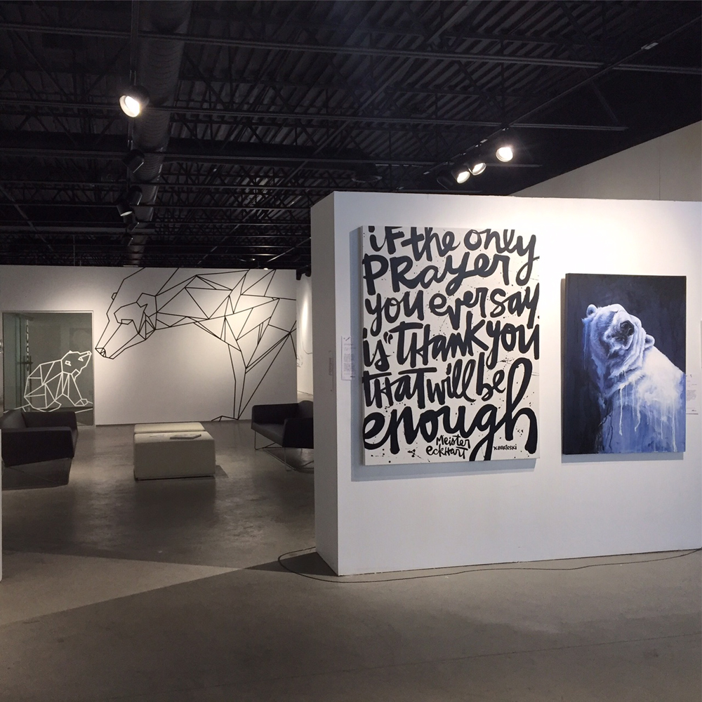 Polar Bear Polar Bear. Kal Barteski show in Winnipeg this week creates awareness for polar bears.