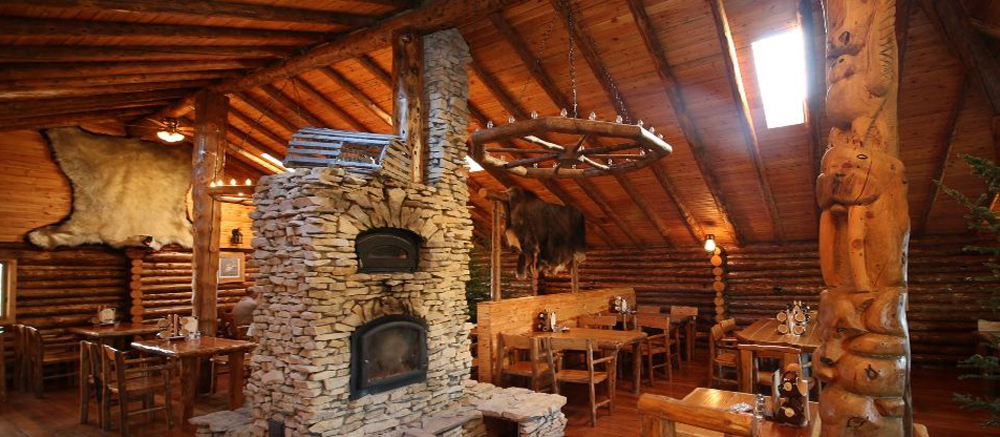 You'll love the ambience of the Lazy Bear Café.